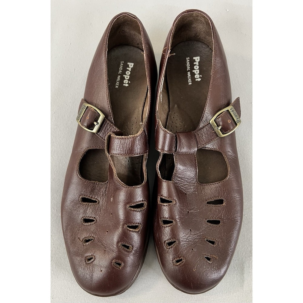 Propet W3600 Walker Brown Burgundy Comfort Sandals Womens US 8